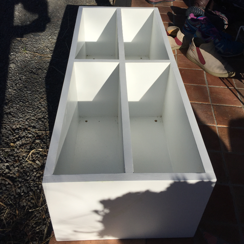White Wooden Storage Box/Shelf | Freestuff