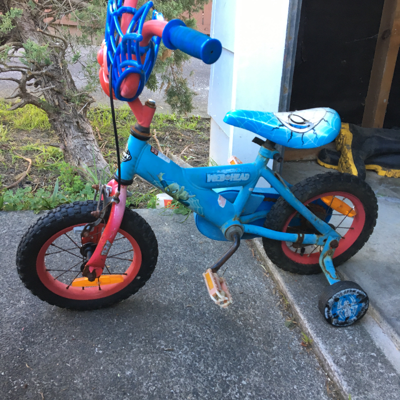 kids spiderman cycle