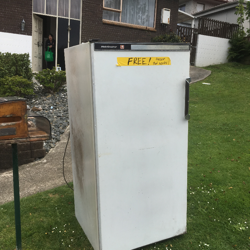 Freezer on side of road works Freestuff