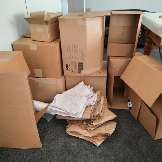 Cardboard boxes and packaging