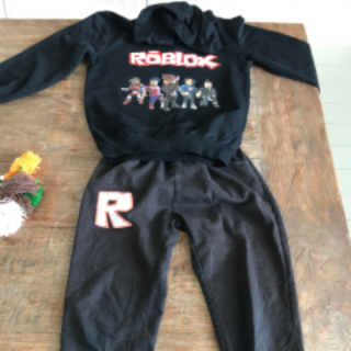 Roblox hoodie and track pants 