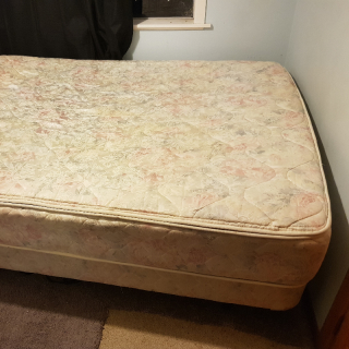 Queen size mattress and bed 