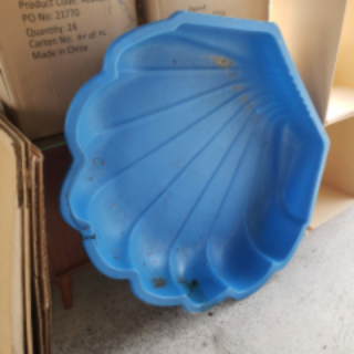 Half plastic shell 