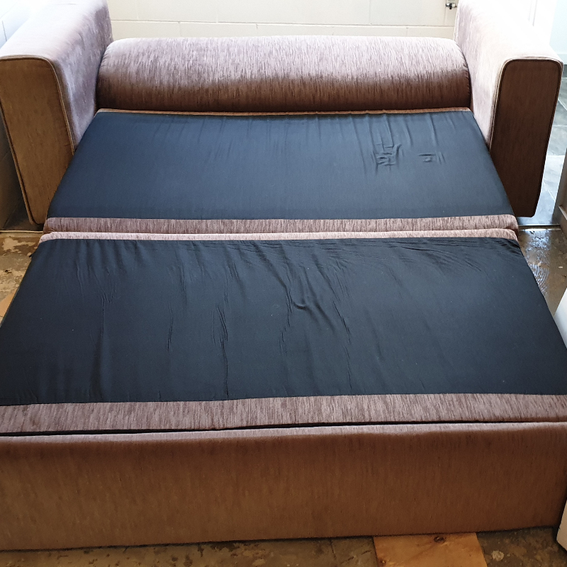 Two seater slat sofa bed Freestuff