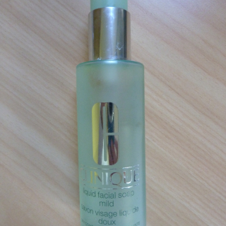 Bottle of Liquid facial soap - mild