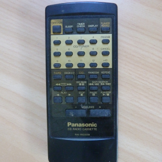Panasonic CD radio cassette remorte control