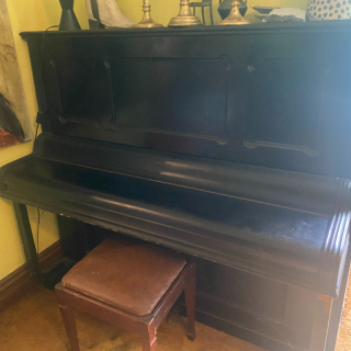 Piano and piano stool