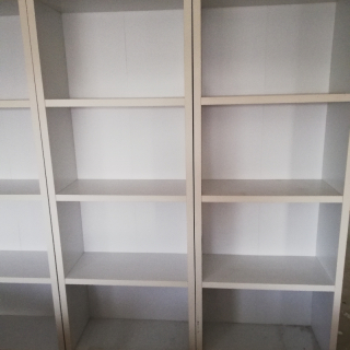 White shelving cabinet x 3