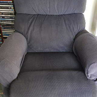 Lazy boy Chair   Slate Grey in good condition .