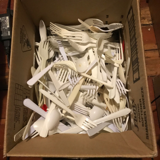 Plastic cutlery