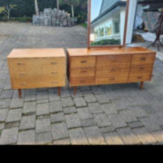 Dressing table and drawers