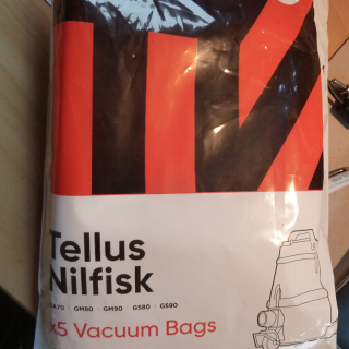 Tellus Nilfisk Vaccum bags 