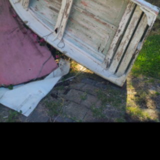 Wooden dinghy