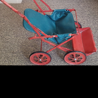 Antique dolls pushchair.  Circa 1960s