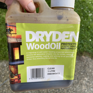 Dryden wood oil