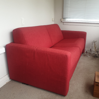 Red couch