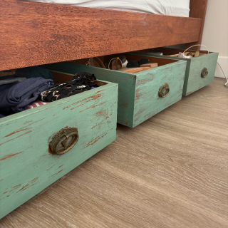 Under bed storage drawers