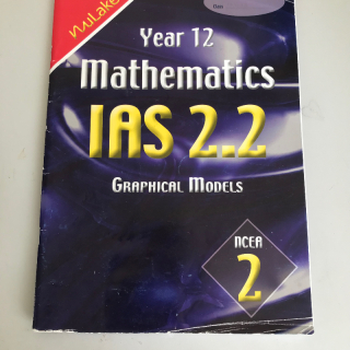 Year 12 Mathematics Work Book