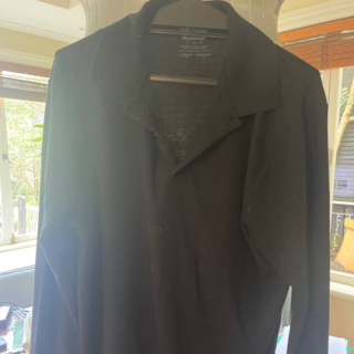 Black collard shirts x 3