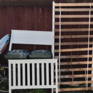Wooden Bed Frame & Base For Free