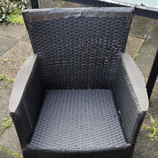 Outdoor Rattan Chairs x 6