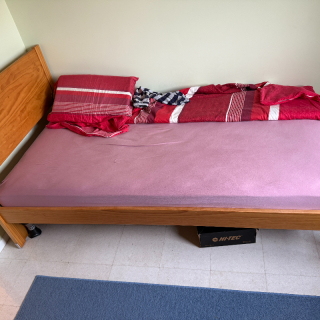 King Single bed with mattress