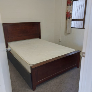 Double and single mattress 