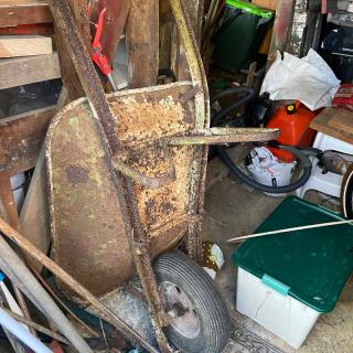 Old wheelbarrow 