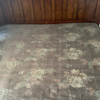 Double bed and mattress