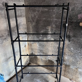 Black Shelving Frame