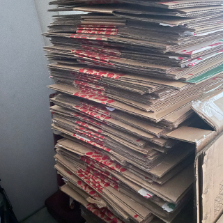  cardboard boxes 