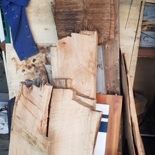 Macrocarpa logs