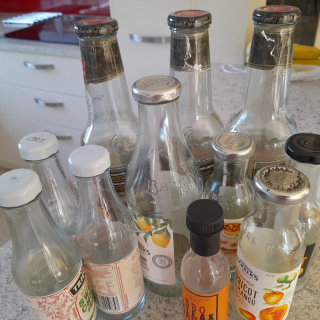 Glass bottles 