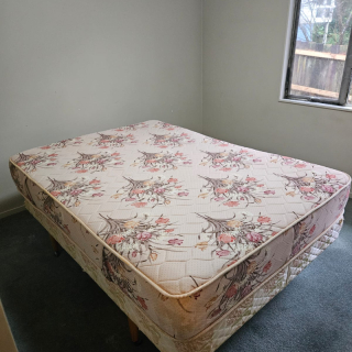 Free double bed
