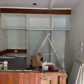 Melamine shelves
