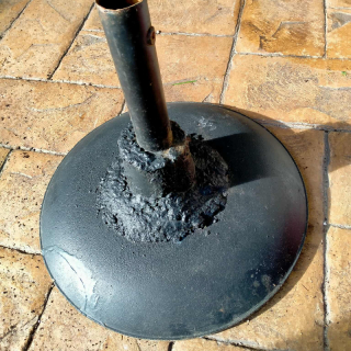 Garden umbrella stand