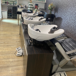 Hair washing basins 