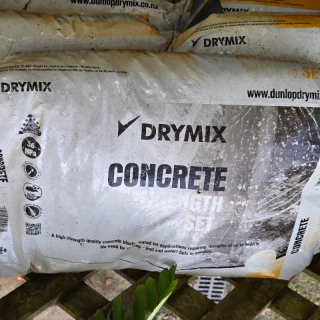 14 x 20kg bags of Drymix Concrete.