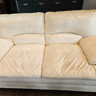 3 and 2 seater lether couches 