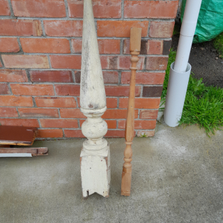Finial and baluster