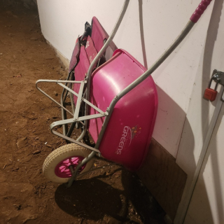 Greens wheelbarrow