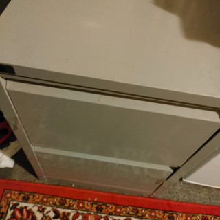 Two drawer filing cabinet