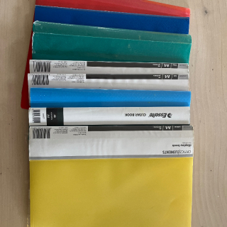 A4 Clearfiles for school kids