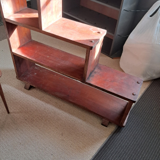 free shoe rack or display shelf fair condition