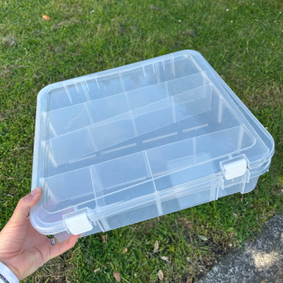 Storage box with compartments 